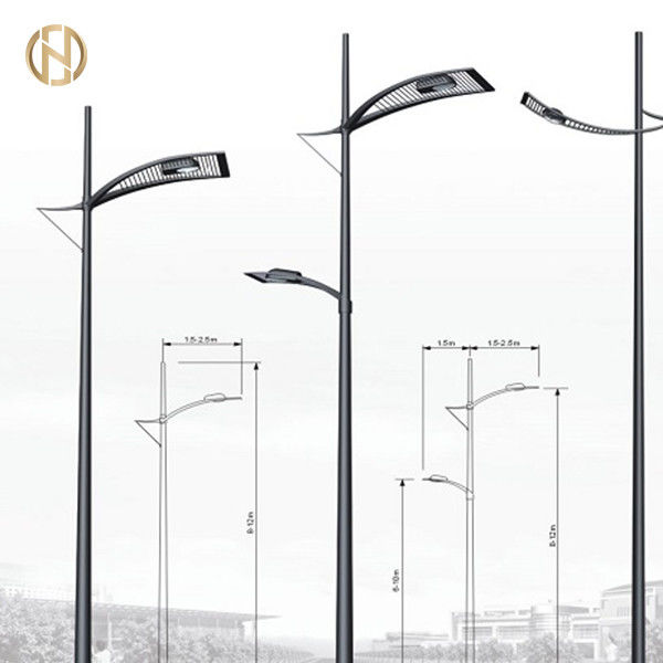 8M StraßenlaternePole Q235B runder konischer einarmiger heller Pole