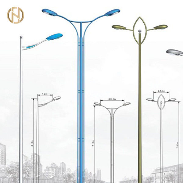 Heißes Bad-galvanisiertes einzelnes doppeltes Arm-StraßenlaternePole des neuen Produkt-2020