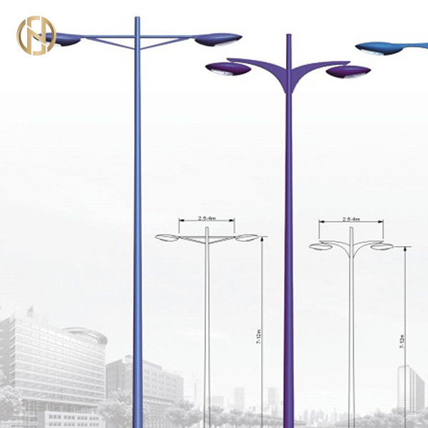 Berufshersteller 3M 4M 5M 6M 7M 8M 9M 10M galvanisierte StraßenlaternePfosten