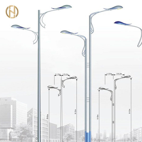 Gewohnheits-12M galvanisierte helle Pole-Antikorrosion