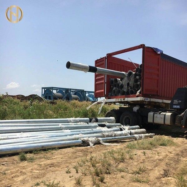 Elektrische Leistung Pole der Höhen-13m, asphaltieren elektrischen Polen 450daN SF 2,0 für EIS