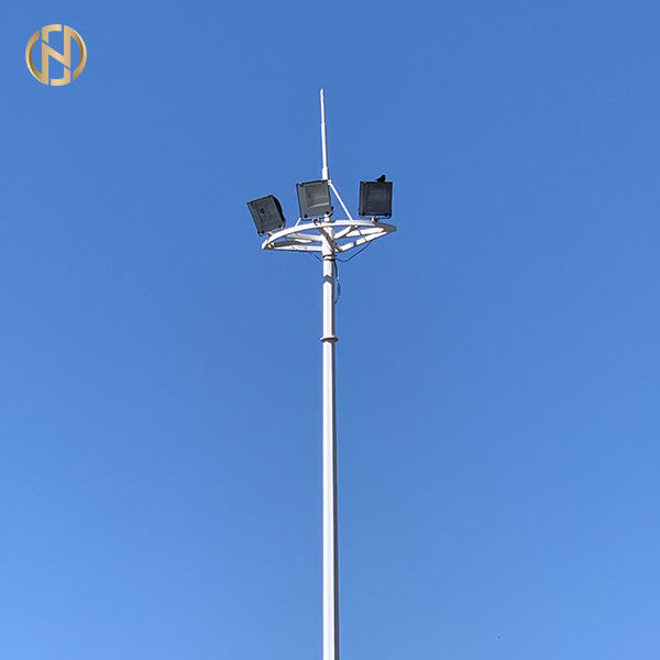Dodecagon-Form-hoher Mast Pole galvanisierte hellen Polen 75FT 80FT