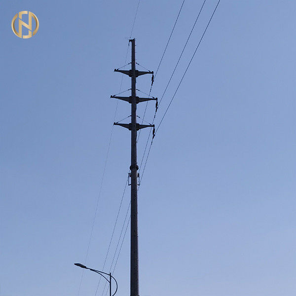 19M 3000daN 60FT Röhren- sich verjüngender Stahl-Pole Monopole Turm für Fernleitung