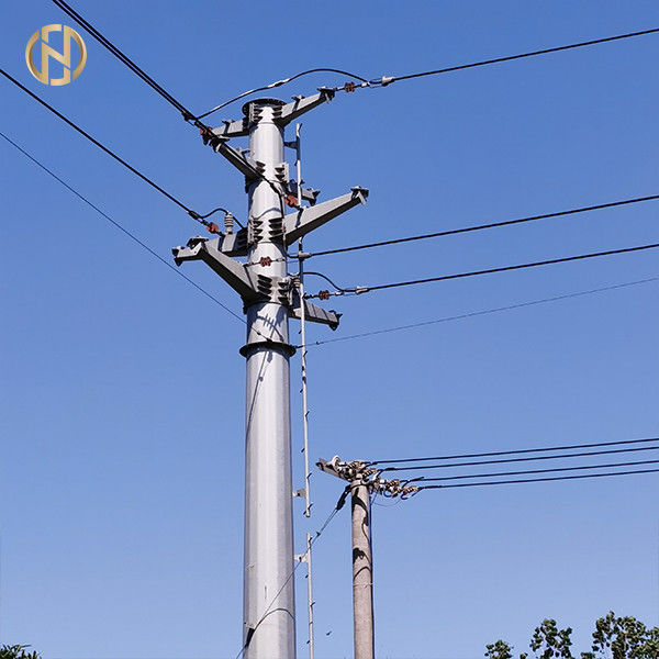 19M 3000daN 60FT Röhren- sich verjüngender Stahl-Pole Monopole Turm für Fernleitung