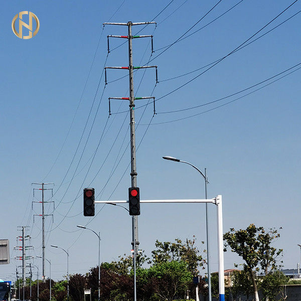 Bescheinigung 6M 8M Traffic Signal Pole achteckige Form ISO 9001