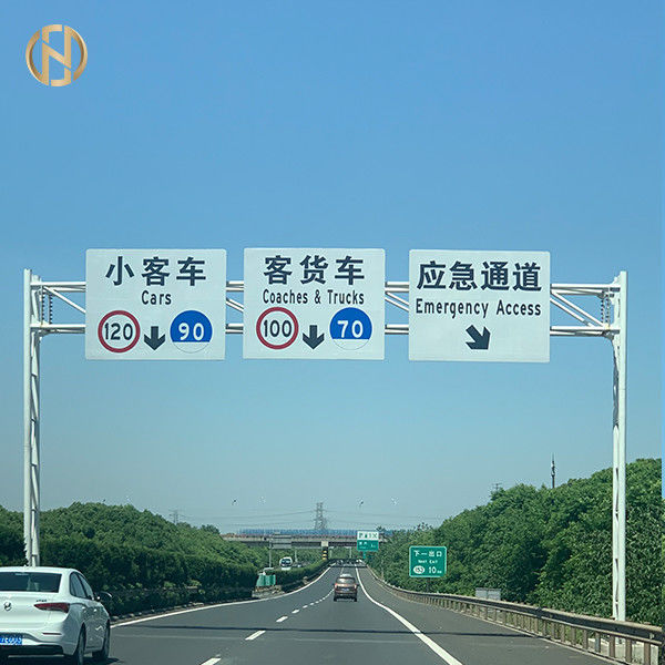Straßenschild Pole 3Ms Q460 GR65 mit Pulver-Beschichtung