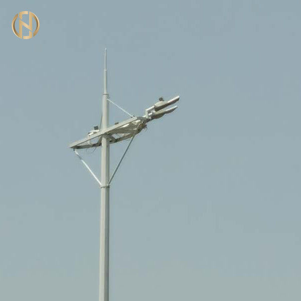 Mast-Straßenlaterne-Polen Octadecagon galvanisierte hohes heißes Bad 20M 30M 36M