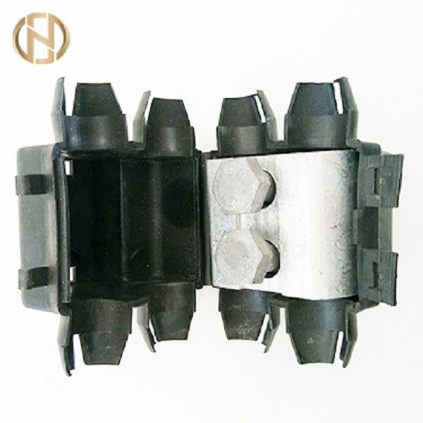 Isolieraluminiumniederlassungs-Erdungs-Klammern-/Masseklemme J10BD-50-240 zu den Zusätzen des Pfostens J10DL-50-300