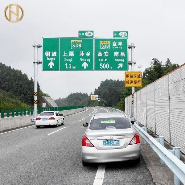 Straßenschild Pole 3Ms Q460 GR65 mit Pulver-Beschichtung