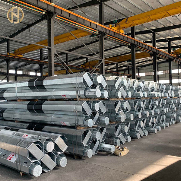 Heiße Rolle galvanisierte Klasse 2 1050daN 11.8m 4mm des Metallstrommast-33KV