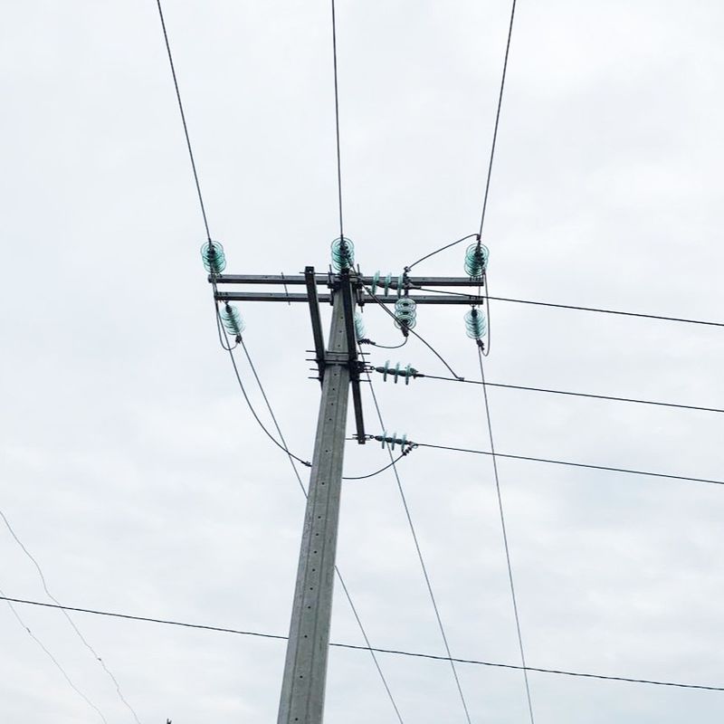 Zusätze 12KV 35KV Pole galvanisierten Stahl-Arm des Kreuz-8000D für Energieprojekt
