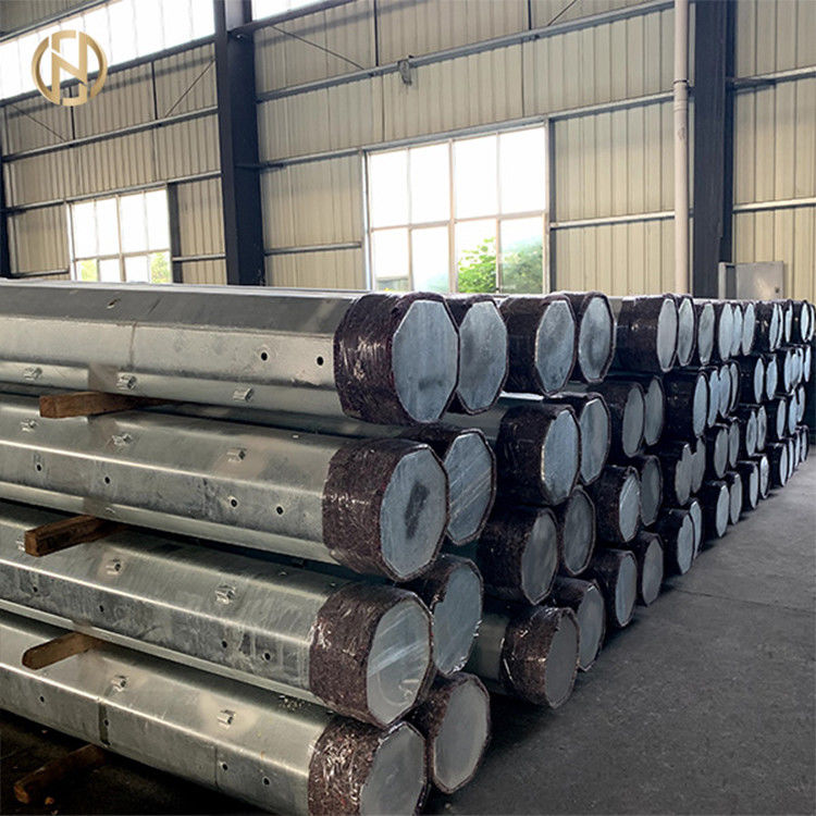 25FT pulverisieren 7.6m Stahlmetallstrommast Coated16mm-Stärke
