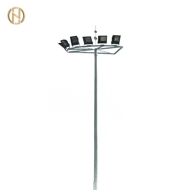 35M Hot Dip Galvanized Hochmast Beleuchtungsstangen mit LED-Leuchten