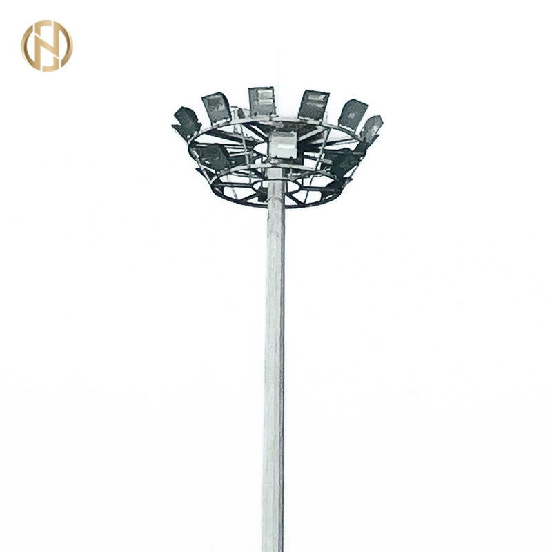 35M Hot Dip Galvanized Hochmast Beleuchtungsstangen mit LED-Leuchten