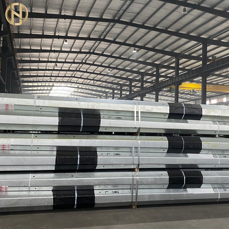 Heißes Bad ASTM 633 12m galvanisierte Metall hellen Polen für Kraftübertragung