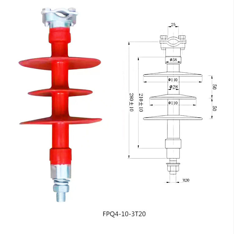 FPQ-Reihen-zusammengesetzter Isolator Pin Type High Voltage