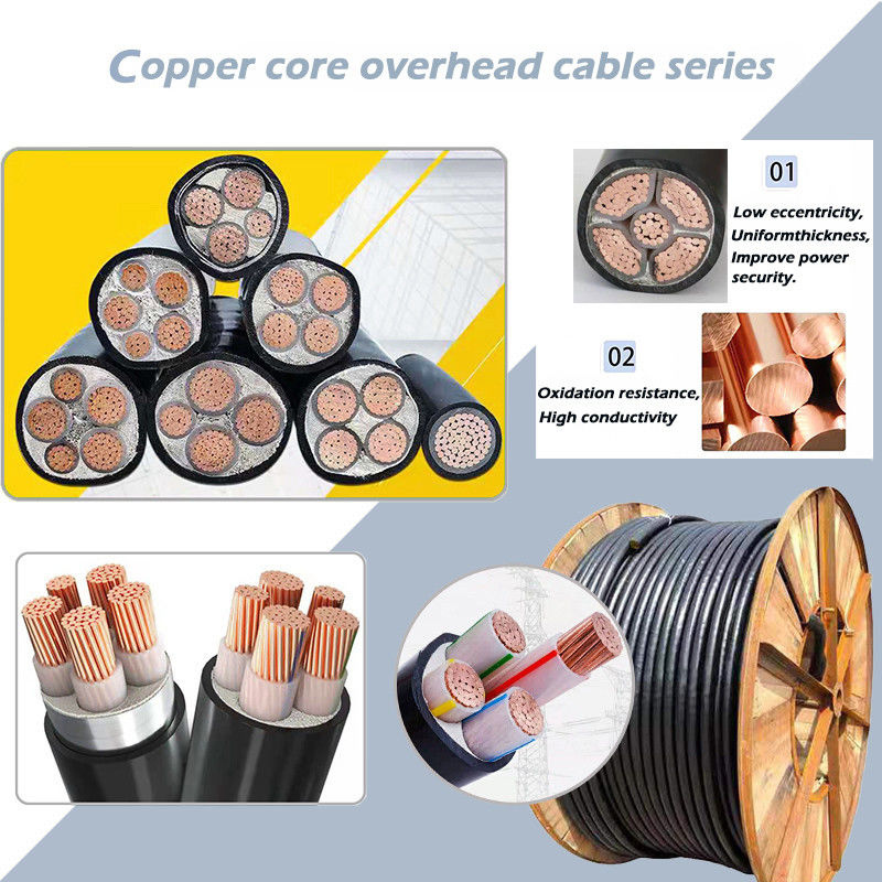 PVC-PET isolierte AAC-Legierungs-Leiter-Overhead Power Cable-Draht-Spannung