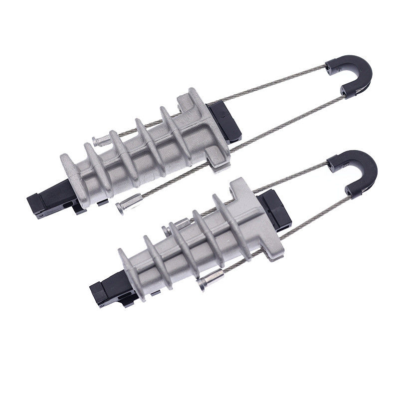 Hochfestes Metallkabel-Optikspannungs-Klammern-Sackgasse, die Keil-Klammern-Faser verankert