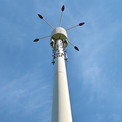 Anpassungsfähige Höhe und Windentwurf für Telekommunikationspfeiler mit Stahlpfeilerstruktur
