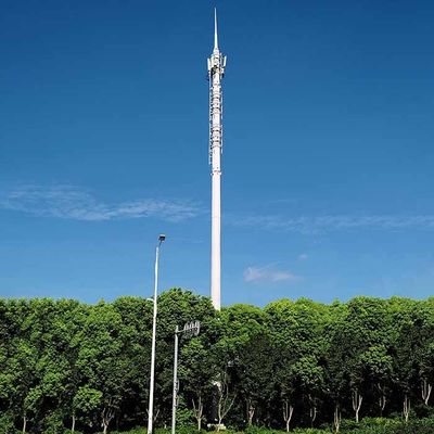 Hot Dip Galvanized Telekommunikationspost mit anpassbarer Höhe und Winddesign